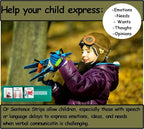 Smile4autism Small 2x8 Tools Perfect to Keep Your Loose Visual Picture Cards Organized. Autism ABA, ADHD, Language & Apraxia Aspergers (5 Sentence Strips)