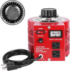 Beleeb 20Amp Variable Transformer Auto AC Voltage Regulator Power Supply, 2000VA Max, 0~130 Volt Output