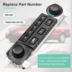 79600-S84-A01ZA Heater Climate Control Switch Compatible with 1998-2004 Honda Odyssey, 1998-2000 Honda Accord 2.3L L4/3.0L V6 AC Control Panel, 79600S84A01ZA 599-268 HVAC Control Panel