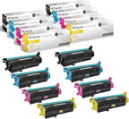 CS Replacement Toner Cartridge Compatible with HP M570dn CE400A Black CE401A Cyan CE402A Yellow CE403A Magenta Color PRO 500 M570 M570DN M570DW M551DN M551N M551XH M575C 8 Color Set