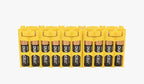 Storacell by Powerpax AAA Battery Storage Caddy, Yellow - Holds 24 Batteries (Not Included)