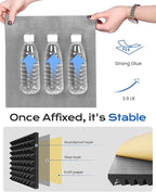 Sonicism Soundproof Wall Panels Self-Adhesive Pyramid 12 Pack,2" X 12" X 12" Acoustic Panels High Density Sound Proof Foam Panels for walls Fast Expand,Sound Absorption & Decoration(Black/Gray)