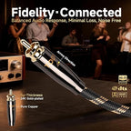 TODN HiFi Digital Coaxial Audio Cable for Audiophile 75-Ohm SPDIF Coax with O-C-C Core, Dual Shielded, 24K Gold-Plated Plug (3ft /1m)