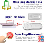SK SYUKUYU RF Remote Control Page Turner for Kindle Reading Ipad Surface Comics, iPhone Android Tablets Reading Novels Taking Photos(White)