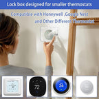Young Dance Thermostat Lock Box with Key Thermostat Cover Universal Thermostat Lock Box Clear Small Thermostat Guard for Wall Thermostats for All Type Nest Thermostat 4.72''*4.53''*1.97'' or Smaller