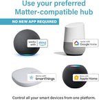 Legrand Radiant® Wi-Fi Matter Smart Outlet 15A, Effortless Setup, Enhanced Compatibility with Apple HomeKit, Google Home, Alexa & SmartThings, Easy Wi-Fi Connectivity with Matter, Pack of 1