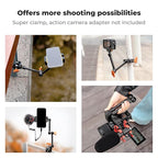 K&F CONCEPT 9.8" Magic Arm, 1/4" Screw Camera Mount Arm 360° Ball Heads for DSLRs, Monitor, Flash, LED Light, Microphone, Camera Cage, Action Camera