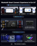 ATOTOMOVE Wireless Magic AI Box CarPlay with OBD2 Scanner, Car Video Streaming Plug & Play Carplay Box for iPhone & Android Auto with AI ChatGPT, Supports YouTube, Netfilx, Dual WiFi, CB4B Upgraded