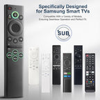 for Samsung-Smart-TV-Remote-Control-Replacement,Remote for 2019 2025 Samsung Frame Curved Crystal Smart TVs, with Voice Control