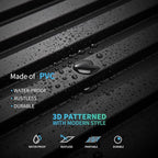 Art3d Slat Wall Panel, 3D Fluted Textured Panel 12-Tile 19.7 x 19.7in. - Cover 32 Sq.Ft., Black