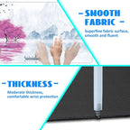 Desk Mat, Cherry Blossom Tree Oil Ink Painting Extended Gaming Mouse Pad Large, 31.5"x11.8" Big Mouse Pad with Non-Slip Base and Stitched Edge, Long Computer Keyboard Mouse Mat for Home Office Work