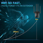 Best WiFi Extender Signal Booster for Whole Home - 13K Sq.Ft Coverage | 100% Faster Internet Extender WiFi Booster, 1-Button Setup Repeater Works with Any Router | Stop Buffering in Every Room