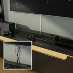 D-Line 31.4in TV Cord Hider, Patented Half Round Cable Cover, Hide Wall Mount TV Wires, Hinged One-Piece Cable Concealer, Adhesive, Decorative Raceway - 2X 1.18in W x 0.59in H x 15.7in L - White