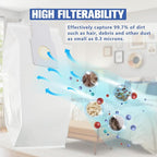 53294 Type O HEPA Cloth Vacuum Bags Replacement for Kenmore Upright Vacuum Cleaners, 12 Pack