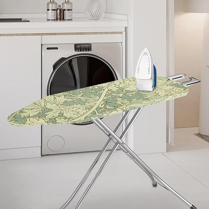 ZCFYGDX Ironing Board Decor Covers (17 x 49 in) Hook & Loop Elastic Edge Easy to Install, Scorch Resistant,Lightweight & Breathable Anti-Slip & Wear-Resistant William Morris Prints Size-M