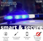 YoLinK LoRa Smart Door Sensor Starter Kit: 1/4 Mile Open-Air Range, Door Left-Open Reminders, Text/SMS, Email, App alerts, 5 Years Battery Life, Alexa, IFTTT, Home Assistant