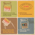 Vivi by Boveda Humidity Control Packs for All Airtight Storage Containers, Ready in 10 Days, 4-Pack with Resealable Bag