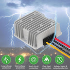 ELFCULB 8V-40V to 12V Voltage Regulator 10A 120W DC Step Down UP Converter for Golf Cart Club Car