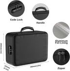 DocSafe 5200°F Document Organizer with Lock, Upgraded Heat Insulated Fireproof＆Water-Resistant Box 8 Layers File Organizer, Portable Home Travel Safe Storage for Important Documents, Files and More