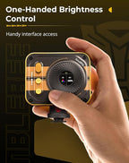 SmallRig Vibe P108 Pro Mini Led Video Light, Portable Camera Light for Photography, Cold Shoe Light, CRI95+, 2500-6500K, 12 Effects, Small Fill Light for Content Creator, Bumblebee Edition 5511