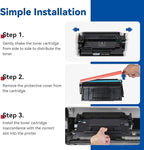 148X W1480X High Yield Toner Cartridges (Black, 2-Pack) Compatible Replacement for HP 148X 148A W1480A Work with HP Pro 4001 4001n 4001dw 4001dn MFP 4101 4101dw 4101fdn 4101fdw Printer