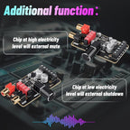 DROK 15W+15W 2.0 2pcs 12V Amplifier Board, Dual Channel Audio Amplifier Board PAM8620 DC 8-26V 24V Digital Stereo Amp Module Class D Mini Power DIY Amplify Circuit for Sound System Speaker