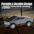 WSTER Portable Car Model Bluetooth Speaker with HD Stereo Sound, TWS Dual Pairing, LED Display, Truck-Style Wireless Speaker for Home, Office, Gaming & Collectible Display (Grey)
