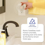 Nomo Smart Care Satellite - Eliminate Dead Zones & Boost Signal - Motion & Light Detector - Works w/Nomo Smart Care System - 2 Pack
