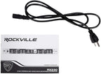 Rockville RX230 2-Way Stereo/3-Way Mono Crossover, XLR Input/Output, Adjustable Crossover Range, 24 dB/Octave Filters, Rack-Mountable for DJs and Live Sound