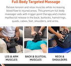 Body Sport Therapeutic Variable Speed Professional Vibrating Massager for Pain & Aching Muscle Relief – High-Powered, Effective, Chiropractic Myofascial Release Tool & Trigger Point Therapy