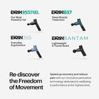 Ekrin Athletics Kestrel Massage Gun: Enhanced Precision & Comfort for Superior Muscle Recovery & Wellness | Relieve Sore Muscles and Stiffness