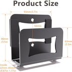Adjustable Small Device Wall Mount Holder for Apple TV,ROKU,Router,Cable Box,Fire TV,Modem and Other Media Players, Universal Metal Bracket with Adhesive Tape & Screws Fits for 0.9"-1.8" Thick Devices