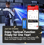 TOPDON J2534 VCI Tool, High-Speed EnhancedJ2534 VCI, J2534 Pass-Thru OEM Functions and Diagnostic Tool, Supports J2534/D-PDU/CAN-FD/DoIP, 8 Vehicle Brands Supported, RLink X7