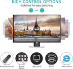 MT-VIKI 4K HDMI Matrix Switch 8X8 w/Web GUI & 3.5mm Stereo Audio Extraction w/IR Remote, 4K@30Hz, Rack Mount Switcher & Splitter, EDID, RS232, LAN Port, APP, Fit 1U 19'' Rack