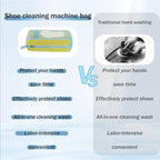 2 In 1 Shoe Washing Machine Bag,Upgrade with Mesh Insole Slot,Laundry Bag for Washer and Dryer,Drying,Shoes Machine Cleaner,for All Shoe Types