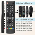 (Pack of 3) Replacement for LG TV Remote Control, Compatible with All LG Smart TVs Remote, for AKB75095307 AKB75375604 AKB74915305 AK75675304 AKB76040302 AKB76037601 AKB75675313