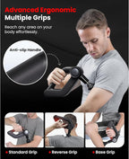 BOB AND BRAD D5 Ultra Massage Gun with Red Light Infrared Heat Head, FSA-HSA Eligible, 13mm Deep Tissue Percussion Muscle Massager, Ergonomic D-Handle for Effortless Pain Relief & Athlete Recovery