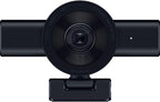 Razer Kiyo V2 Streaming Webcam: 4K 30 FPS, 1080p 60 FPS - AI Powered Auto-Framing - Built-in Microphone - Ultrawide Angle Lens - Privacy Cover - Works with OBS, Xsplit, Discord, Zoom, Teams - Black