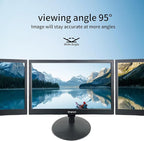 SKitphrati 15.6 Inch Small Computer PC Monitor, 1366x768 Video Screen With HDMI VGA BNC Ports, VESA Mounting, NVR/DVR for Home Office, Built-in Speakers
