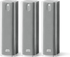 am Screen Cleaner Mist Spray with Microfiber Cloth Around – Alcohol-Free, Streak-Free Screen Cleaning Kit for Smartphones, Tablets, Laptops, Smart TVs & Car Screens, 3 Pack, Gray