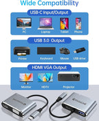 velolink USB C Hub MultiPort Adapter