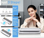 Buyounger 3-10 Mil Laminator Machine, 4-Roller Commercial Laminator Machine with 50 Laminating Sheets, 13 Inch Laminating Machine 11X17 with 1000mm/min Speed & REV Jam-Free for Office School Home