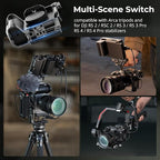 SMALLRIG Cage Kit for Sony FX2, with V-Mount Plate, Top Handle, HDMI Clamp, and Wrist Strap, Built-in Multiple Expansion Interfaces, Advanced Rig for Sony FX2-5590