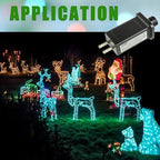 SIGANDG 12V 12W LED Transformer Replacement Class 2 Power Supply for Christmas String Light Inflatable Decorations LED Controller IP44 Waterproof Low Voltage