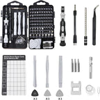 Sipery 122 in 1 Precision Screwdriver Set Magnetic Professional Computer Repair Tool Kit Small Electronic Screwdriver Set for Phone, PC, Watch, Game Console, Tablet, Camera, Modding, and DIY Projects