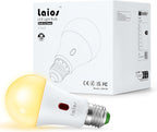Laios Dusk to Dawn Sensor E26 Light Bulb, 7W LED Outdoor Photocell Lighting Bulb, 1200lm Equivalent 60W, Soft White(2700K), Auto ON/Off with Light Sensor, Pack of 4
