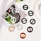 T-Shirt Clips 9 PCS, Clothes Corner Knotted Button, Fashion Alloy Pearl Rhinestone Circle Clip Buckle Round Shirt Silk Scarf