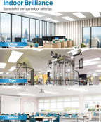 Sunco 2x4 LED Flat Panel Light Drop Ceiling Office Fixture, 7700 LM, Selectable Features, 40W/50W/60W, 4000K/5000K/6000K, Dimmable (0-10V), Dustproof ETL 2 Pack