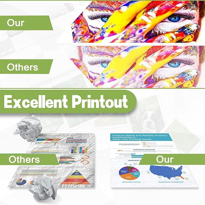 ERNZAT CS923 Toner Cartridge Compatible for Lexmark CS923 76C0HK0 76C0HC0 76C0HM0 76C0HY0 Toner Cartridges Work for Lexmark CS923 CX921 CX922 CX923 CX924 Printers