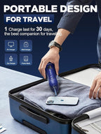 Oralfree Water Dental Flosser Cordless for Teeth Cleaning - 4 Modes Oral Irrigator 300ML Braces Flossers Cleaner, Rechargeable Portable IPX7 Waterproof Powerful Battery for Travel Home